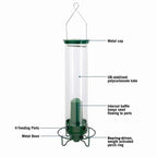Wild Bird Feeder | Weight-Activated Squirrel-Proof Perch | 5 lb Capacity