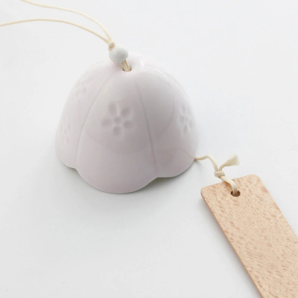 Wind Chime | Ceramic Sakura Cherry Blossom | 6 x 6 cm