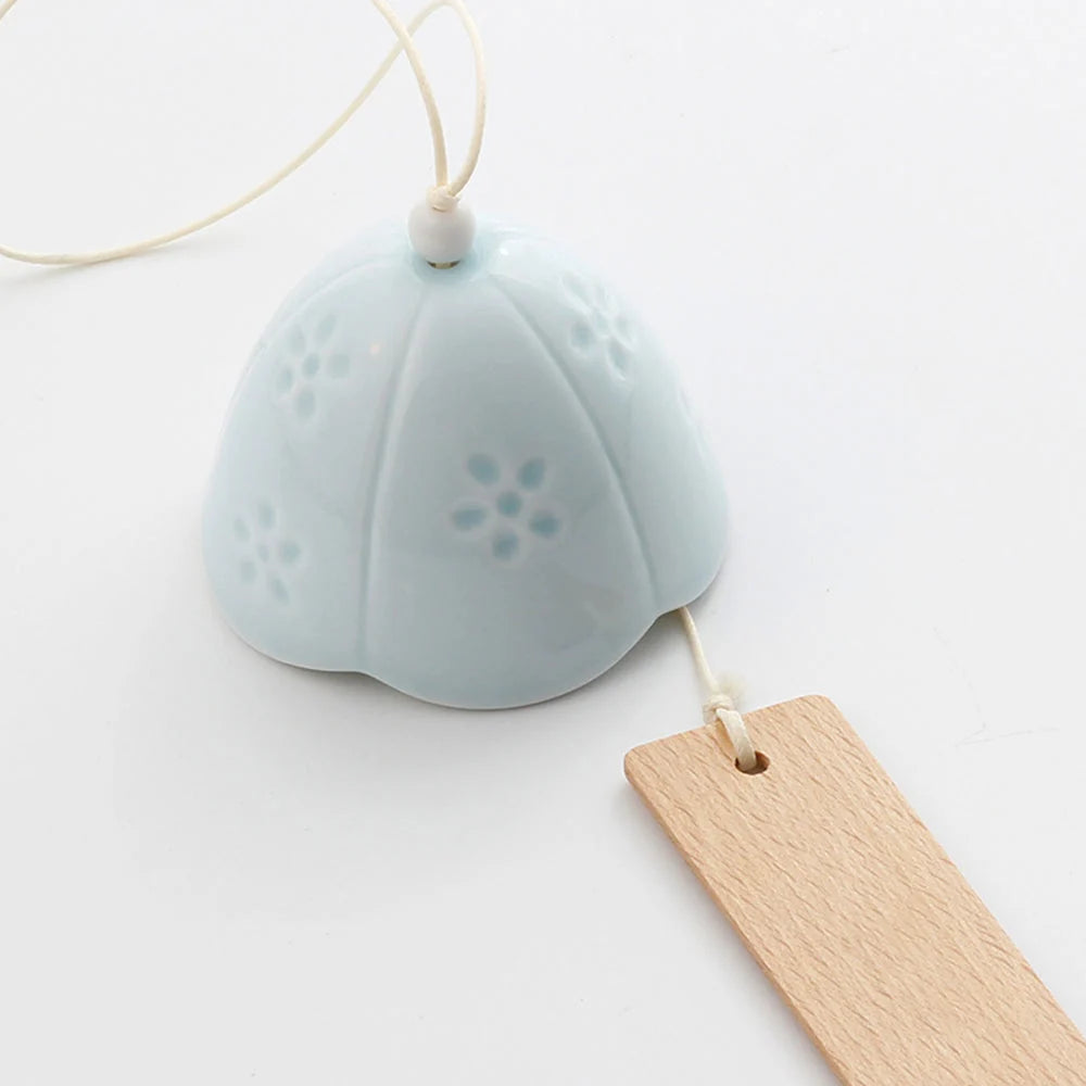 Wind Chime | Ceramic Sakura Cherry Blossom | 6 x 6 cm