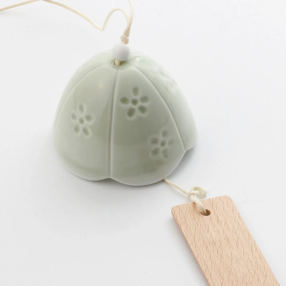 Wind Chime | Ceramic Sakura Cherry Blossom | 6 x 6 cm