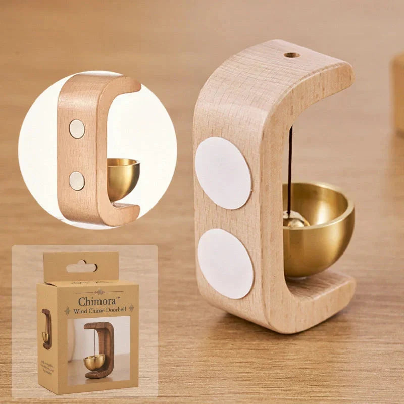 Wind Chime | Magnetic C-Shaped Wood Frame & Soothing Tones