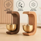 Wind Chime | Magnetic C-Shaped Wood Frame & Soothing Tones