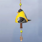Wind Chime | Resin Bird Design & Soothing Tones | Outdoor Decor