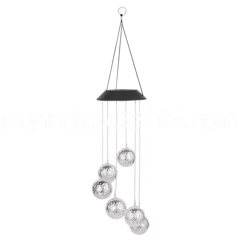 Wind chime | Solar-powered & color-changing LED