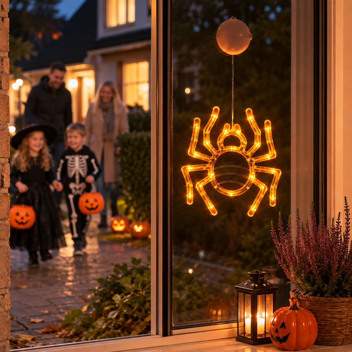 Window Silhouette | Battery-Operated Warm LED | Halloween Designs