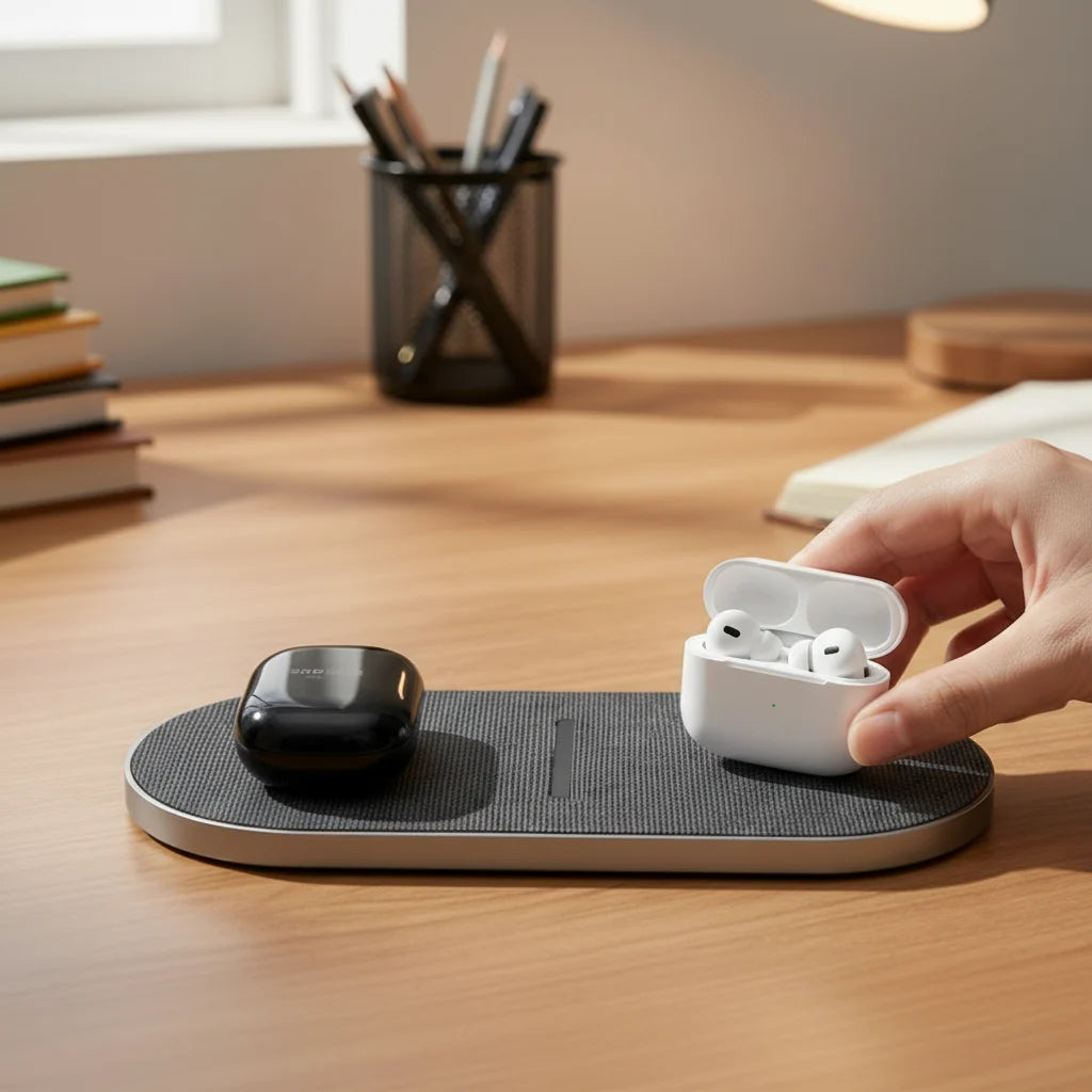 Wireless Charging Station | 40W Fast Charging & Dual Wireless
