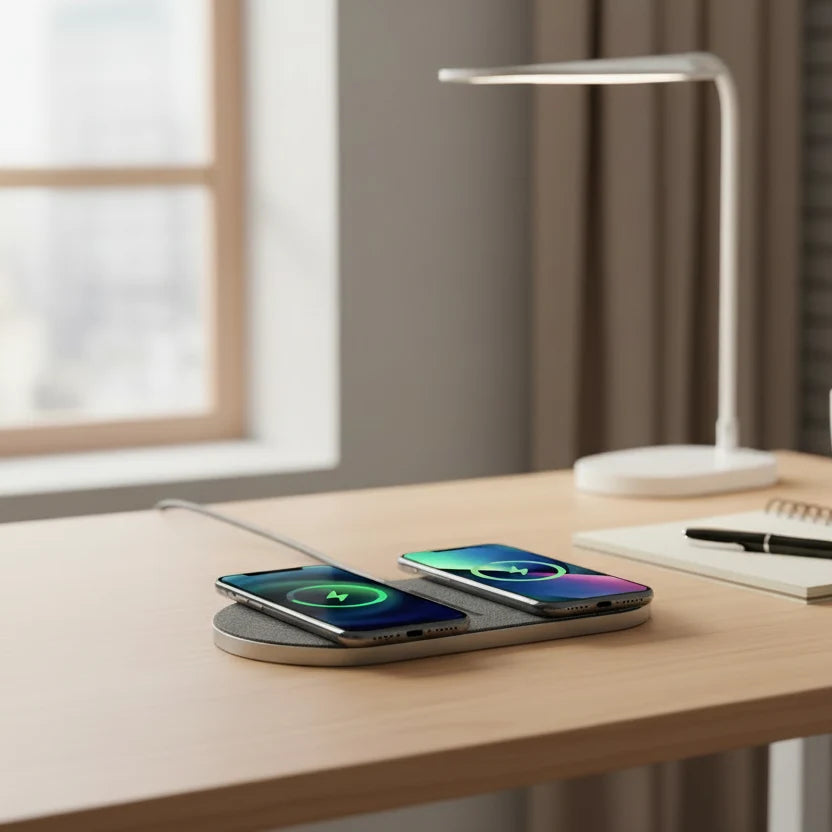 Wireless Charging Station | 40W Fast Charging & Dual Wireless