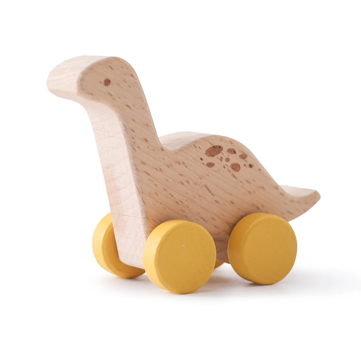 Wooden Dinosaur Toy | Rolling Wheels & Movable Limbs | Buy 1 Get 1 Free