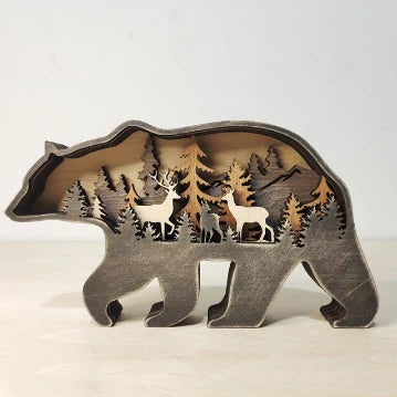 Wooden Wall Art | Handcrafted 3D Layered & Illuminated Option