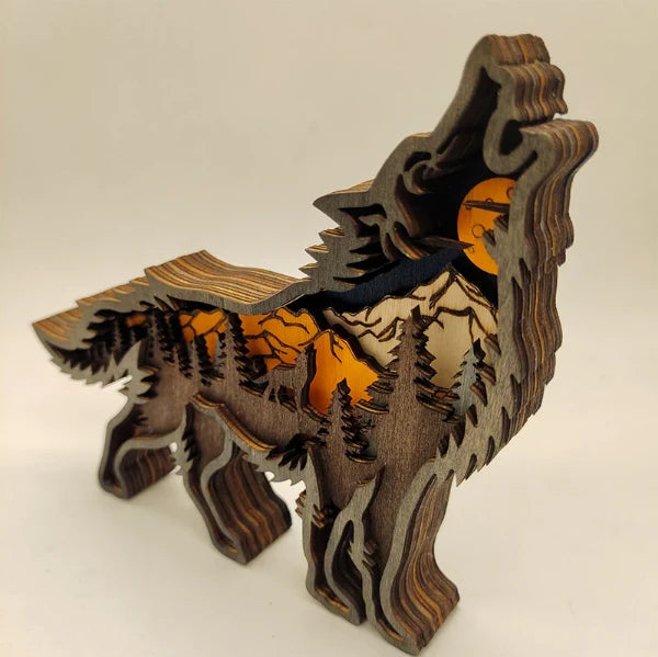 Wooden Wall Art | Handcrafted 3D Layered & Illuminated Option