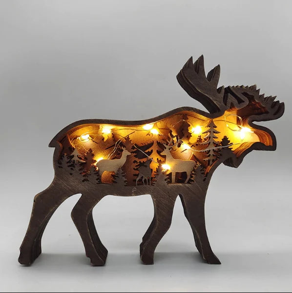 Wooden Wall Art | Handcrafted 3D Layered & Illuminated Option