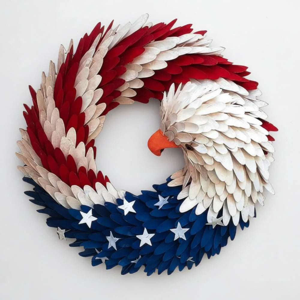 Wreath | Handcrafted Boxwood Eagle & Weather-Resistant